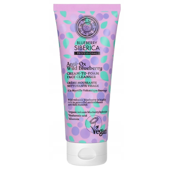 NATURA SIBERICA_Blueberry Siberica Anti-Ox krem-pianka oczyszczająca do twarzy 75ml