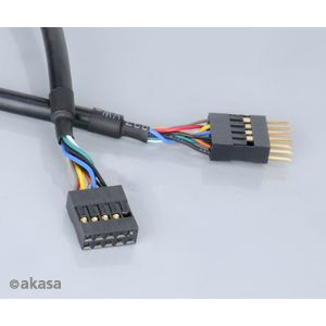 Akasa alaplapi USB2.0 hosszabbító 40cm (EXUSBII-40)