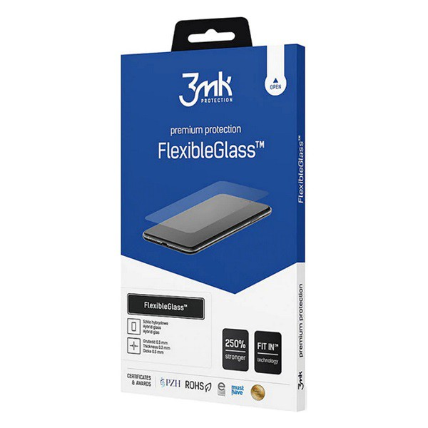 3MK FLEXIBLE GLASS протекторно стъкло за екран (2.5D, гъвкаво, ултратънко, 0.2 mm, 7H) ПРОЗРАЧНО [Realme C35] (5996591227313)