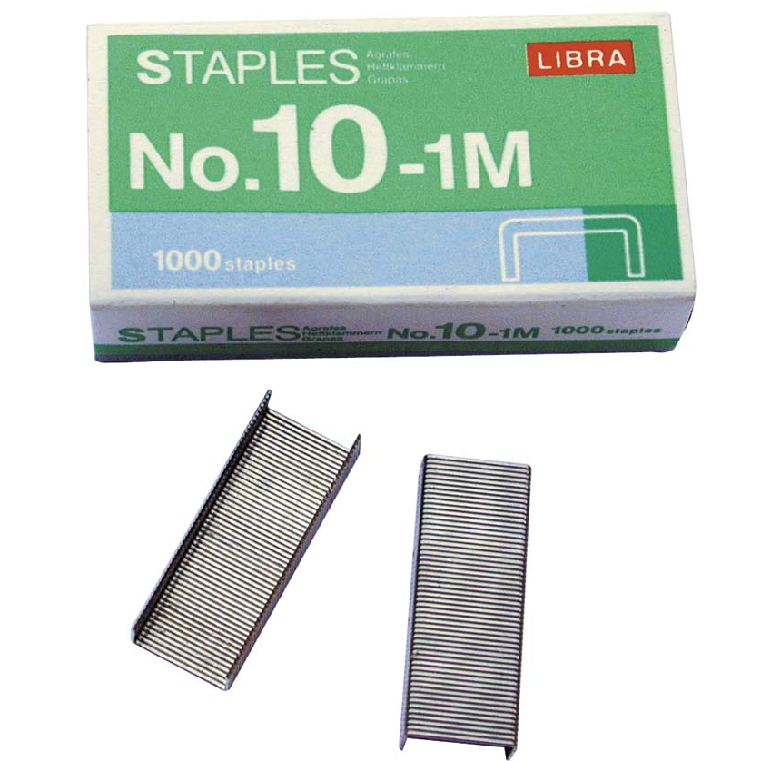 Libra No.10 Tűzőkapocs (1000db) (10406/HAA0167)