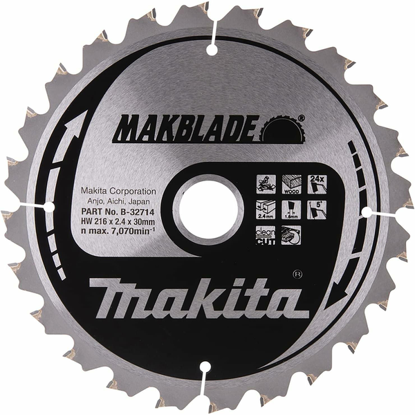 Makita B-32714 Rezný kotúč MAKBLADE 216x30mm 24Z