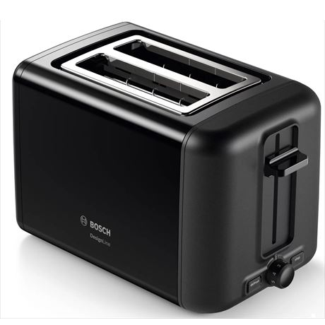 Bosch TAT3P423 DesignLine kenyérpirító fekete (TAT3P423_)