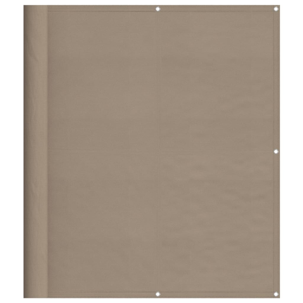 tópszínű 100% oxford poliészter erkélyparaván 120 x 1000 cm