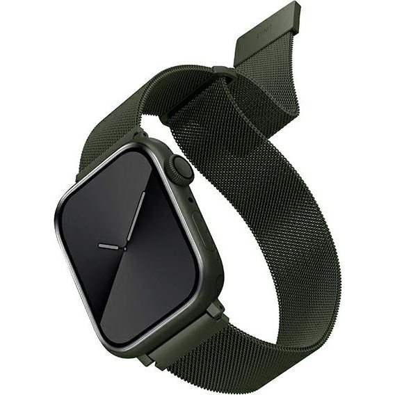 Curea Uniq Dante din oțel inoxidabil pentru Apple Watch 38/40/41 mm, verde