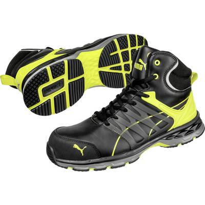 PUMA Safety VELOCITY 2.0 YELLOW MID 633880-43 ESD biztonsági csizma S3 Méret: 43 Fekete, Sárga 1 pár (633880-43)