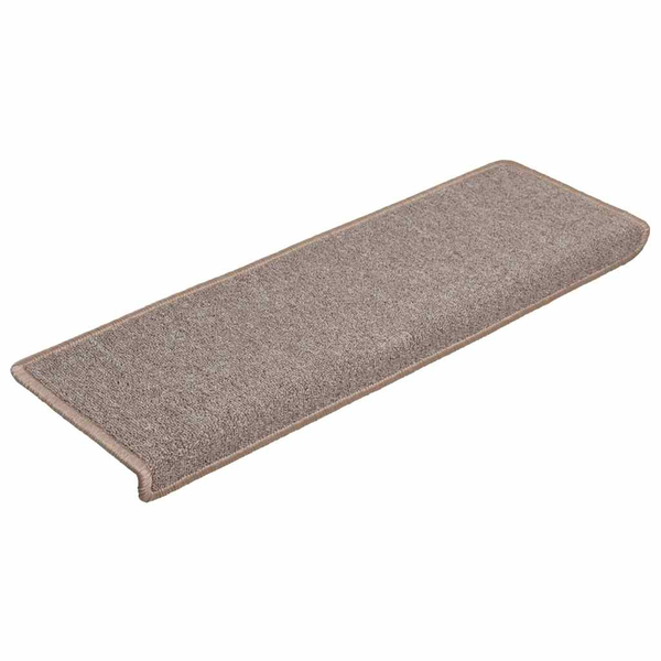 Covorașe scară 30 buc 65x21x4 cm maro deschis