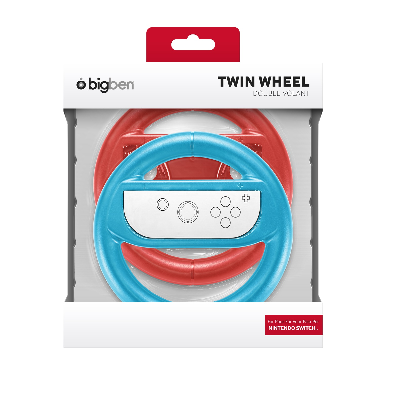Dual kormány kék-piros színű (NSW) (SWITCHDUALWHEEL)