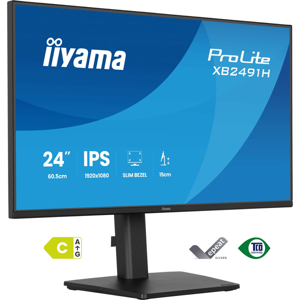 iiyama ProLite XB2491H-B1 computerskærm 60,5 cm (23.8") 1920 x 1080 pixel Fuld HD LCD Sort