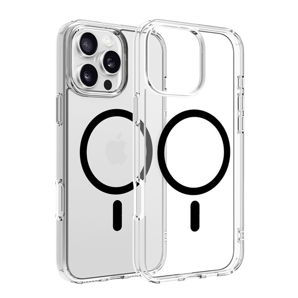 Dviced DV511032 MagSafe iPhone 16 Pro Max átlátszó/fekete hátlap (DV511032)