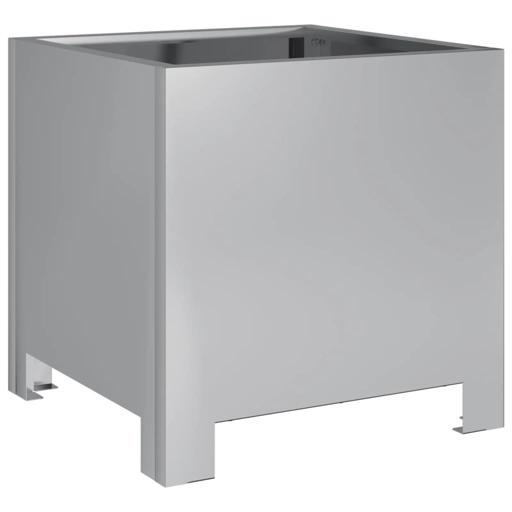 horganyzott acél kerti növénytartó 30 x 30 x 30 cm (851195)