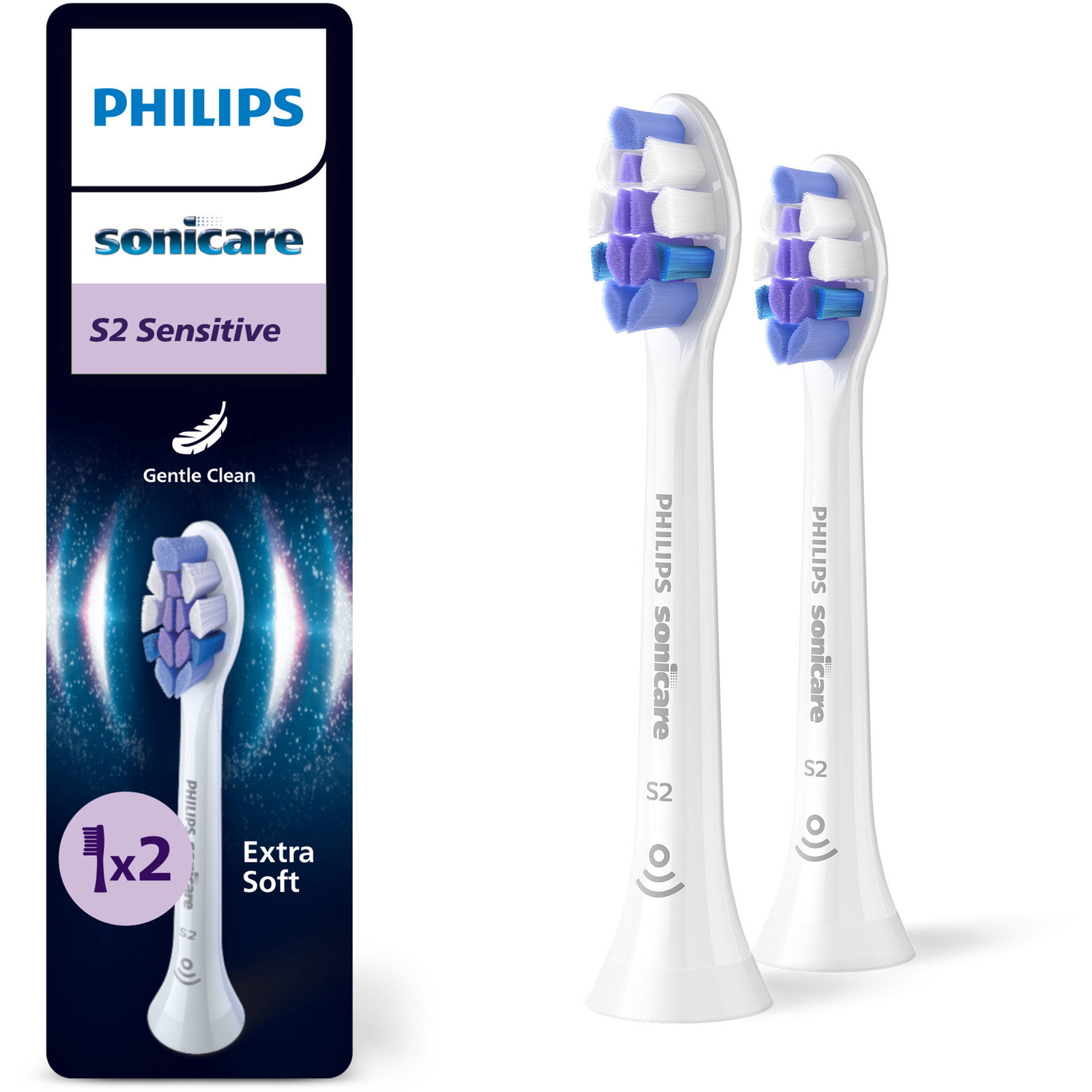 Philips Sonicare Sensitive HX6052/87, 2 db (HX6052/87)