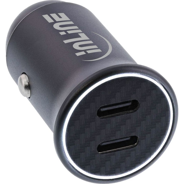 InLine 31502Y Ladegerät für Mobilgeräte Universal Zigarettenanzünder Auto