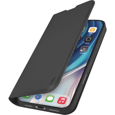 sbs mobile Wallet Smooth Flip tok Apple iPhone 17 Pro Fekete TEWALIP1763PK (TEWALIP1763PK)