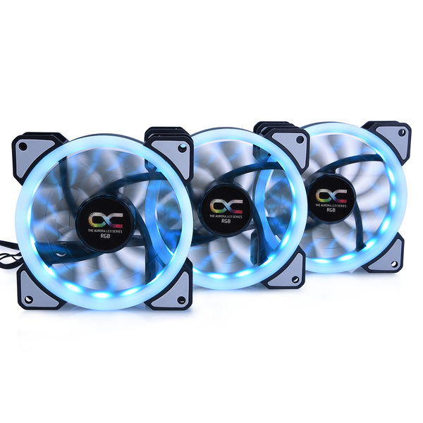 Вентилатори Alphacool Eiszyklon Aurora LUX Digital, RGB, комплект 3 броя