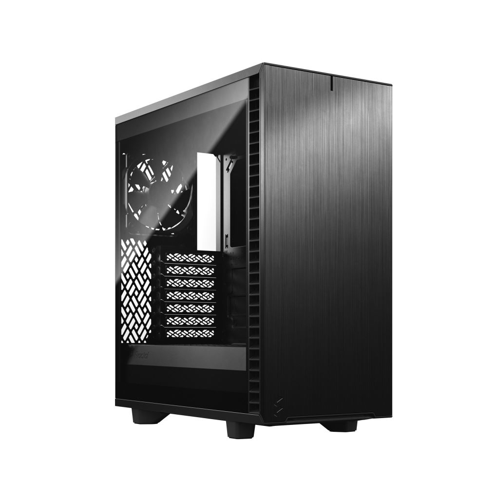 Fractal Design Define 7 Compact Black TG Light Tint táp nélküli ablakos ház fekete-szürke (FD-C-DEF7C-03) (FD-C-DEF7C-03)