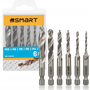  SMART365 kpl. wierteł gwintujących 1/4" hss m3-m10 [6 szt.]