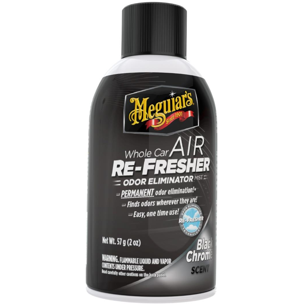 Meguiar's Air Re-Fresher Odor Eliminator - Black Chrome Scent 57g (G181302)