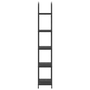Könyvespolc Musta tammi 60 x 30 x 183 cm Faanyag