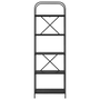 Könyvespolc Musta tammi 60 x 30 x 183 cm Faanyag