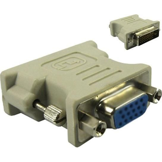 Adapter AV MicroConnect DVI-D - D-Sub (VGA) biały (MONCJ)
