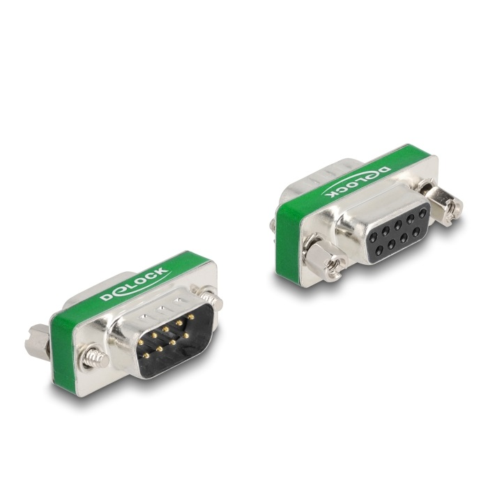 Delock RF/EMI interferencia elnyomó szűrő D-Sub 9 tűs apa anya aluláteresztő szűrő képességgel (66476) (66476)