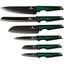 BerlingerHaus BH/2591 Emerald Collection Késkészlet - Rozsdamentes Acél, Smaragdzöld