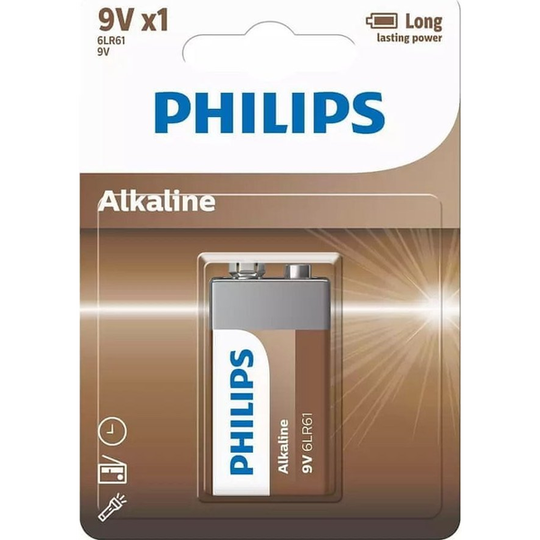 Philips 6LR61A1B/10 9V Entry Alkaline