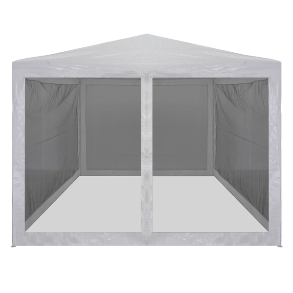 Cort de petrecere cu 4 pereți din plasă, 4 x 3 m