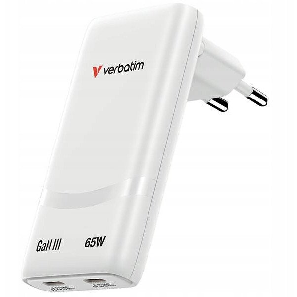 Verbatim 32355 Caricabatterie per dispositivi mobili Computer portatile, Smartphone, Tablet Bianco AC Ricarica rapida Interno