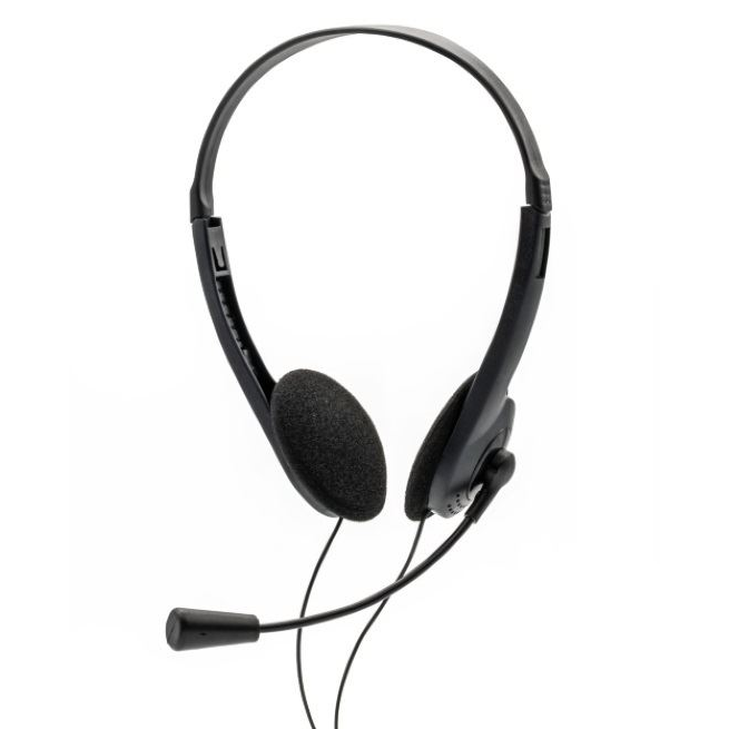 IRIS F-14 vezetékes headset fekete (F-14)