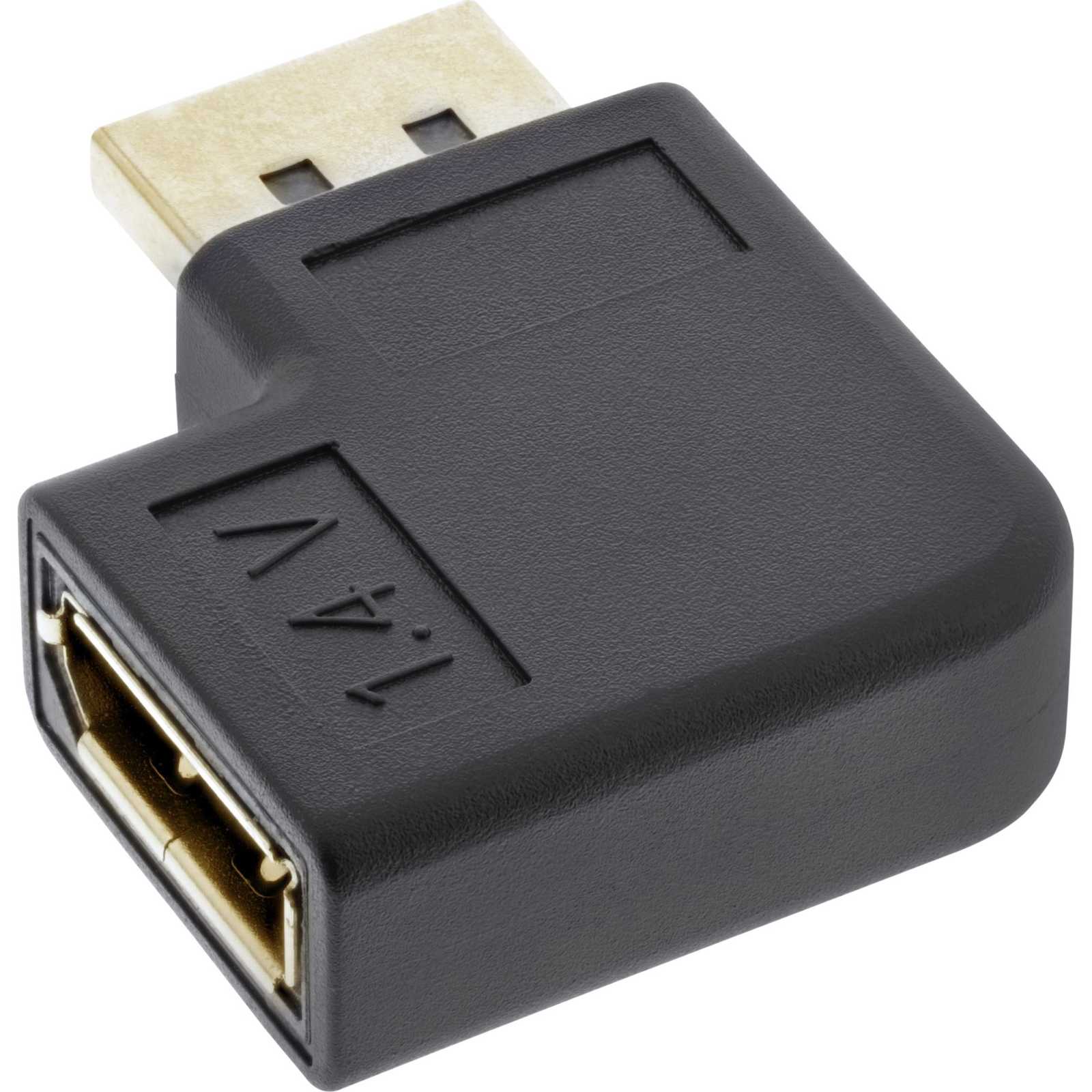 InLine 17199L csatlakozó átlakító DisplayPort Fekete (17199L)