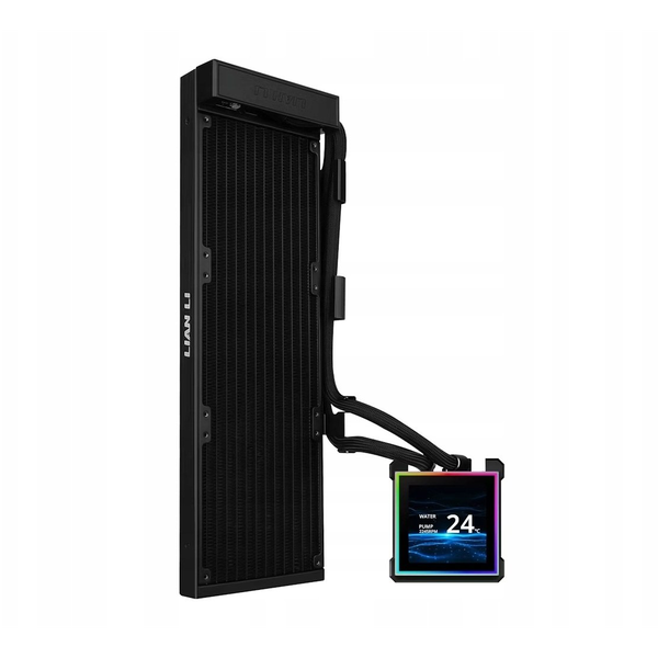 Processzorhűtő Lian Li HYDROSHIFT II LCD-S 360N AiO  - Fekete (Ventilátor nélkül)