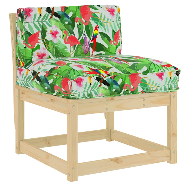 Raklap párna háttámlához Sokszínű 70 x 40 x 12 cm Oxford szövet