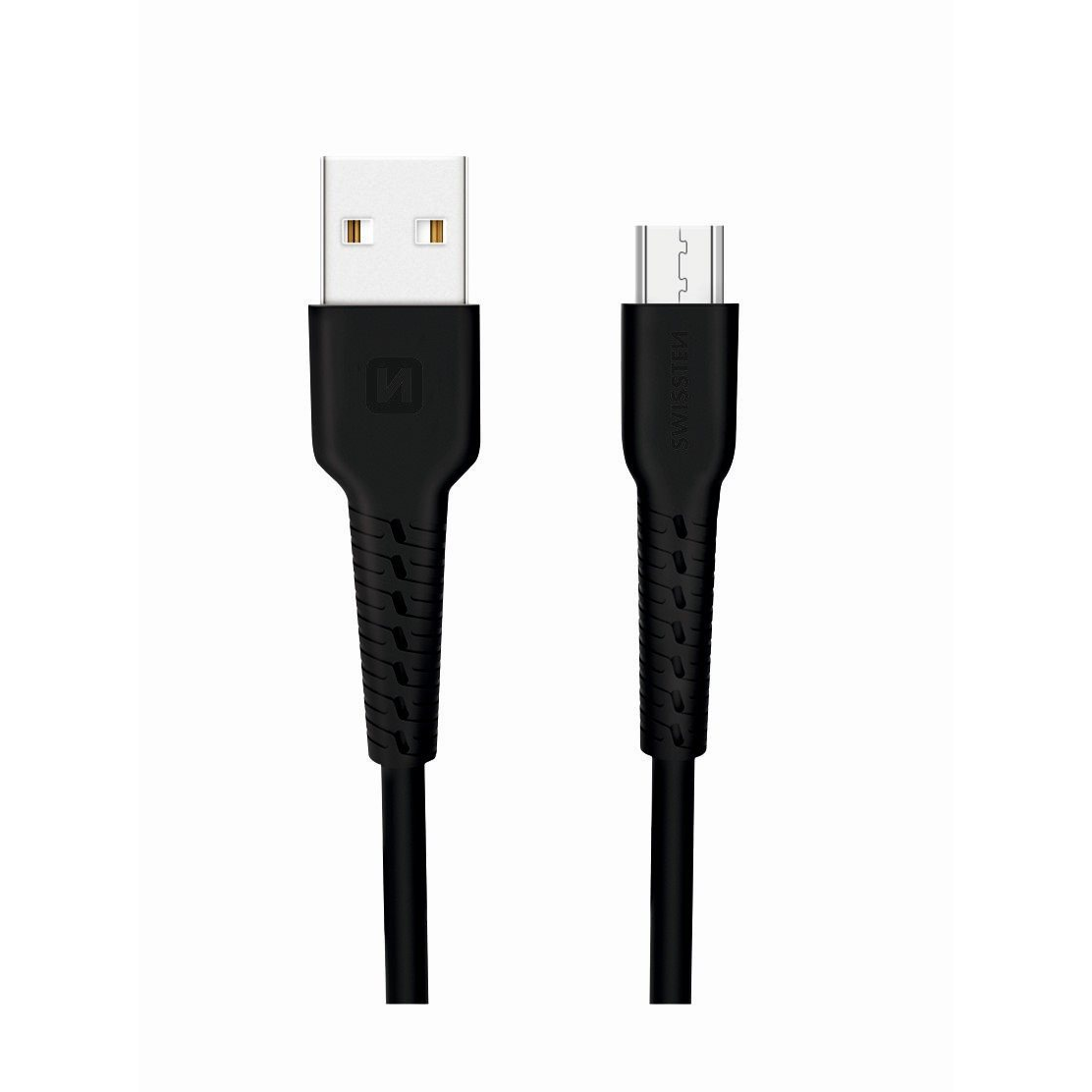 Swissten micro USB 1m, fekete (71505520)
