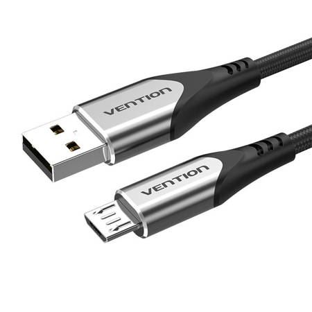 Vention USB-A - MicroUSB kábel 1m fekete (COAHF) (COAHF)