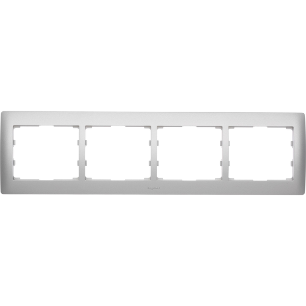 Legrand 771304 Galea Life vízszintes alumínium 4-es keret