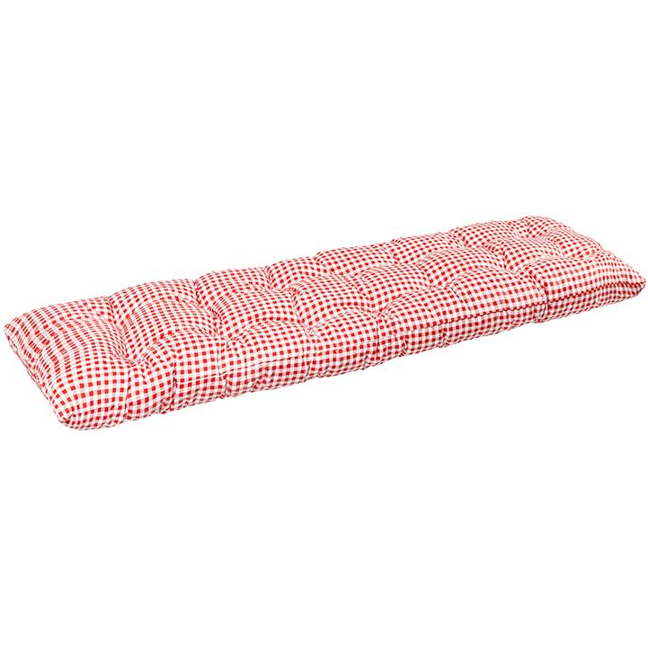 BELLATEX Bench seat 41 / 609 quilted 40 × 120 cube red (11541)