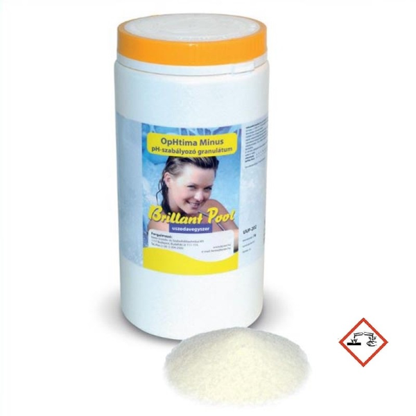 Brillant Pool: OpHtima Minus pH szabályozó granulátum 2 kg