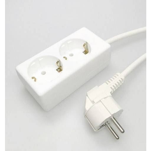 Kaiser 1020ZL/15W/kws Hálózati elosztó 2 részes Fehér Védőérintkezős 1,5m (1020ZL/15W/kws)