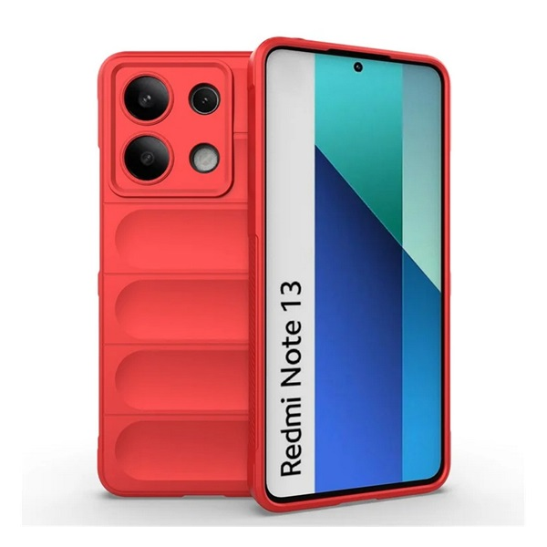 Szilikon telefonvédő (ütésállóság, kameravédő, 3D) PIROS Xiaomi Redmi Note 13 4G "Gigapack csomagolás" (GP-154875)