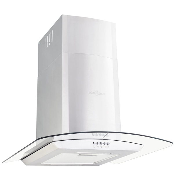 rozsdamentes acél LED-es fali páraelszívó 60 cm 756 m³/óra