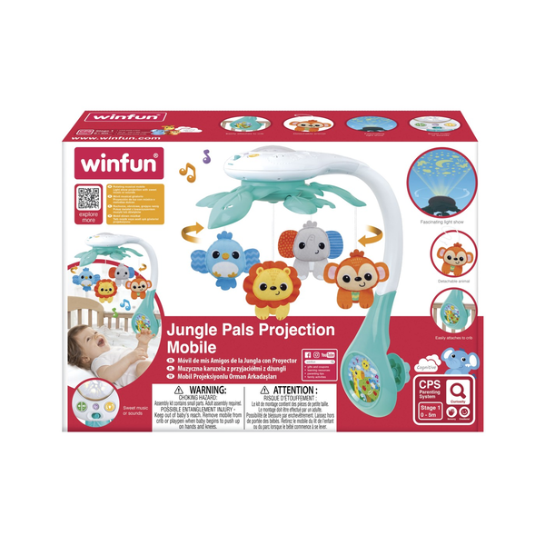 WINFUN JUNGLE PALS PROJECTION MOBILE