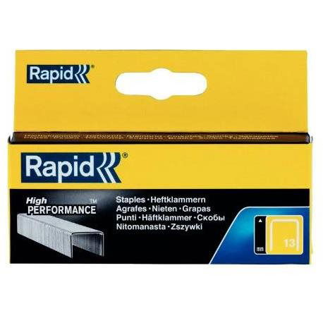 RAPID, 13/6 mm, 5000 db tűzőkapocs műanyag dobozban (40303079)