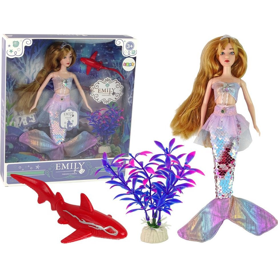 Emily Sellő Baba - Lila (13904)