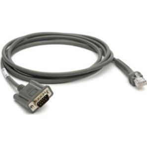 Zebra CBA-R08-S07ZBR cavo seriale Grigio 2,1336 m RS232 DB9