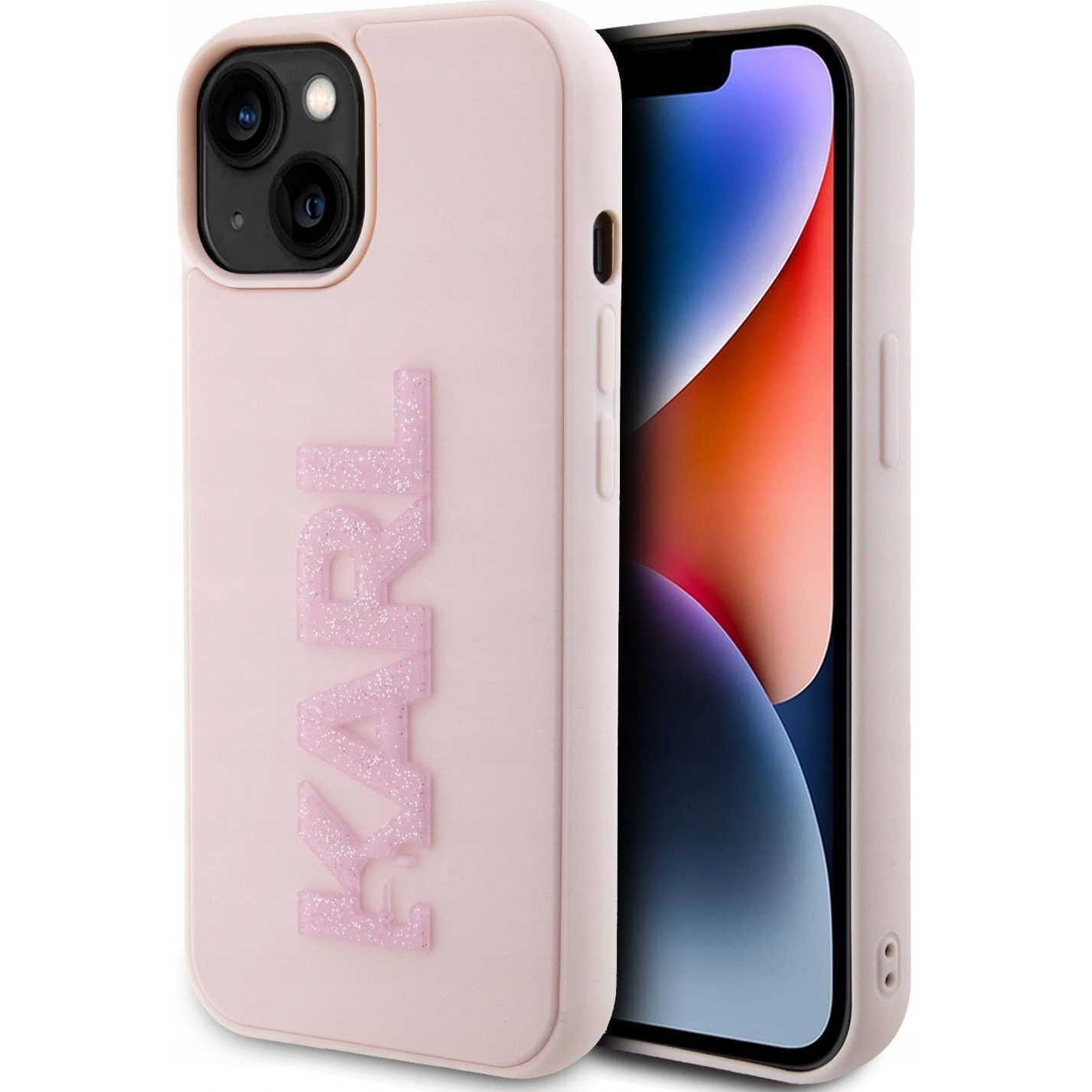 Karl Lagerfeld Apple iPhone 15 Tok - Rózsaszín (GSM176260)