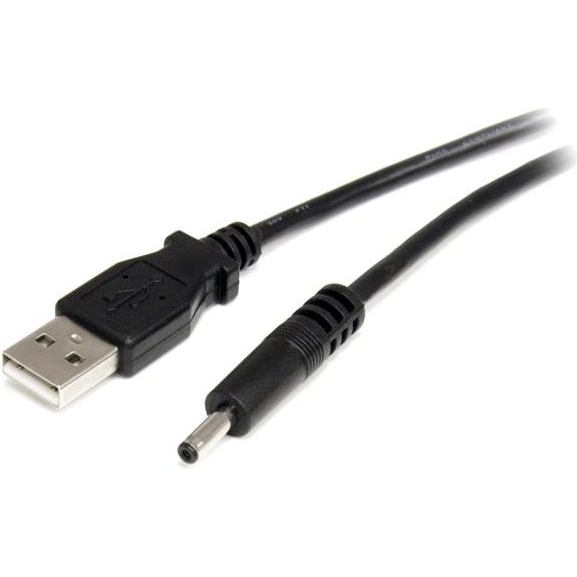 StarTech.com USB2TYPEH electriciteitssnoer Zwart 0,9 m USB A Barrel type H
