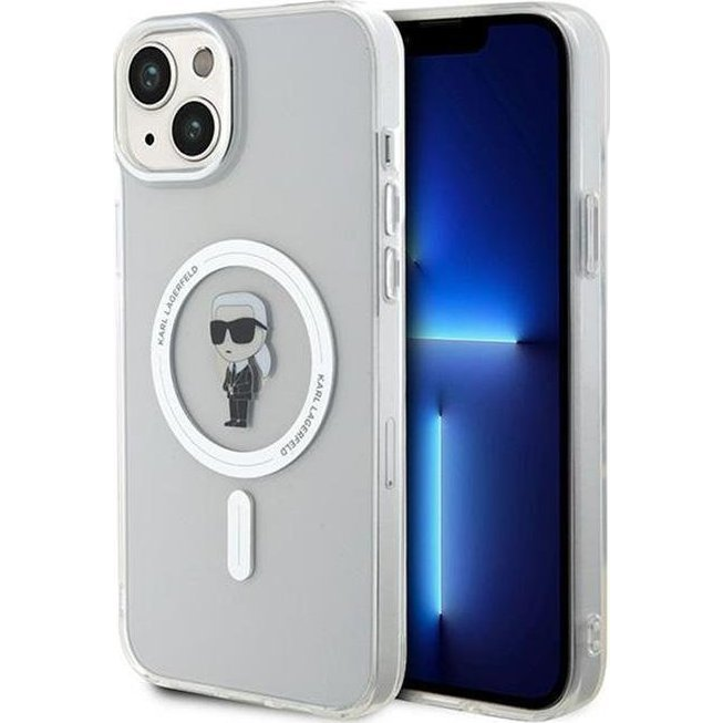 Karl Lagerfeld Iml Ikonik Magsafe Apple iPhone 15 Plus Hátlapvédő Tok Átlátszó (KF001727)