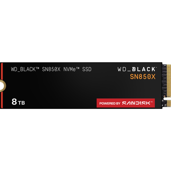 M.2 8TB WD BLACK SN850X PCIE GEN 4