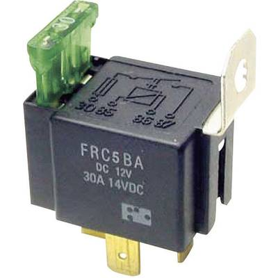 Autó relé biztosítékkal, 1xbe, 30A, FIC FRC5BA-DC12V